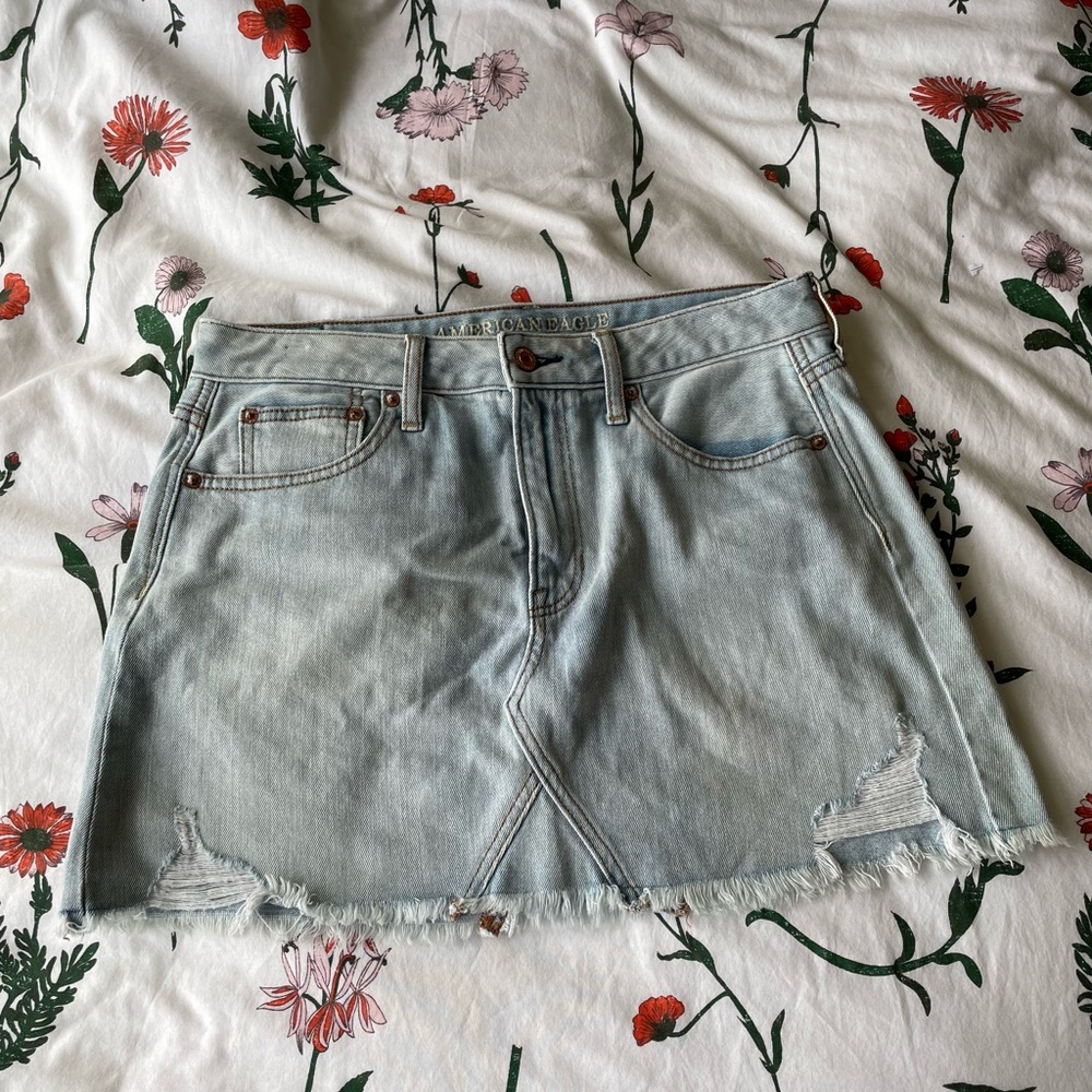 jean skirt